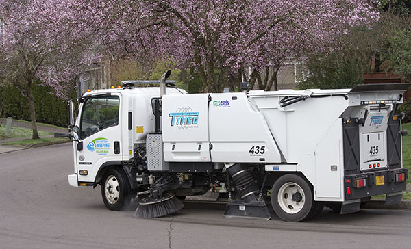 tymco 435 street sweeper